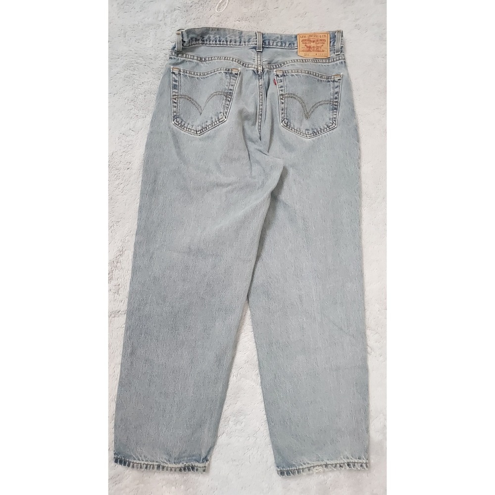 Vintage Levis 560 Jeans  Mens 33x30 Grunge Skater Baggy Distressed Blue Comfort